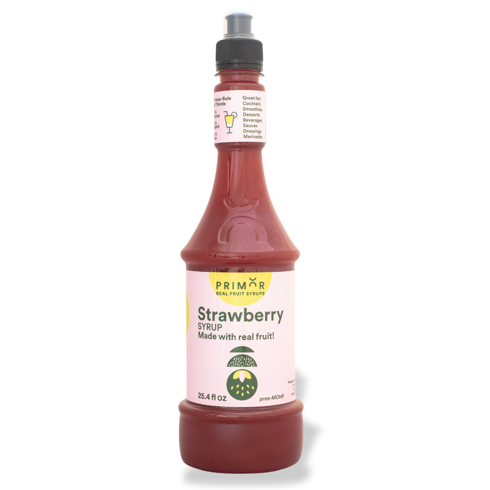 Primor Foods Strawberry Real Fruit Syrup